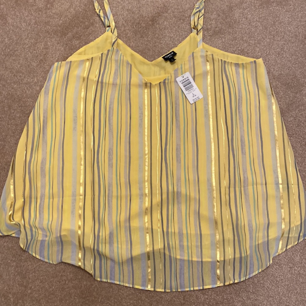 TORRID chiffon tank, NWT, Size 2x
